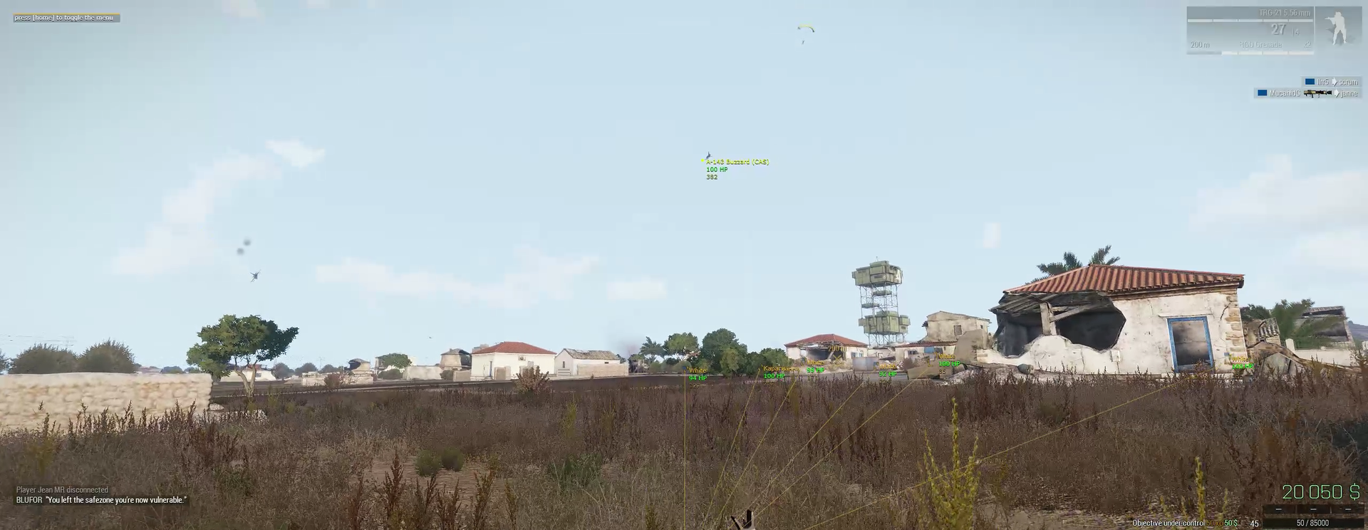 Mason Arma 3 - Работа ESP с отображением техники