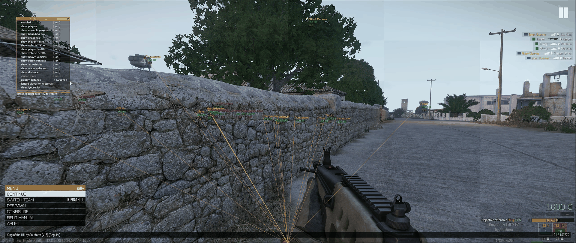 Mason Arma 3 - Настройки AimBot