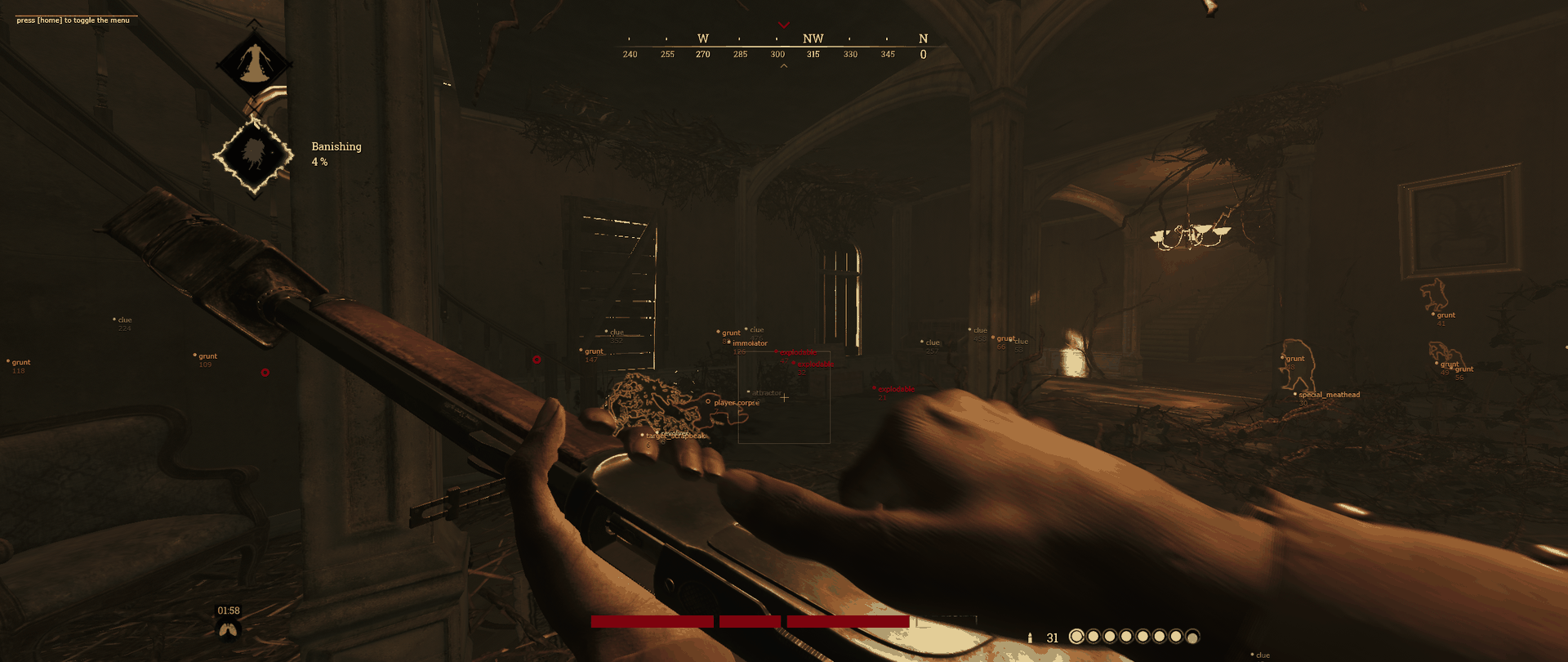 Mason Hunt: Showdown - Работа ESP с отображением предметов