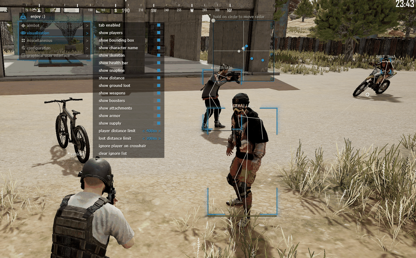 Mason PUBG - Дополнительные функции