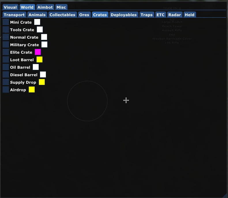 Mason RUST AXE RAGE - ESP visualization